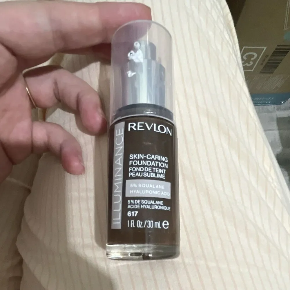 Revlon Illuminance Skin Caring Foundation Shade 617. 1flz Pump Bottle